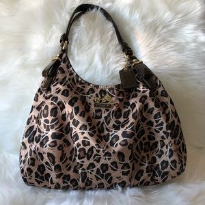 Coach Leopard Print Hobo/Shoulder Bag 🐆 💜